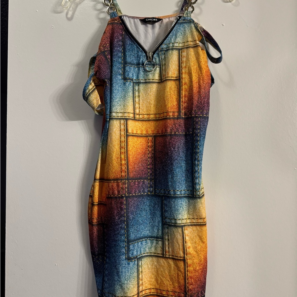 Chic  Multicolor Dress